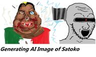 artificial_intelligence brown_skin fat flag flag:mexico glasses mexico meximutt nose_ring open_mouth robot satoko_houjou(namefag) sharp_teeth shitskin soyjak stubble variant:soyak // 1692x1016 // 286.8KB