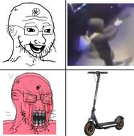 Luigi_Mangione angry not_a_FUCKING_SOYJAK op_is_a_retarded_lazy_faggot_for_not_tagging_his_own_shit red scooter wojack // 1268x1286 // 1.1MB