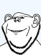 ear glasses smile soyjak stubble template variant:impish_soyak_ears // 574x768 // 116.6KB