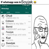 alternate angry closed_mouth clothes ear emoticon flag flag:transgender_pride_flag frown full_head glasses hair hand holding_object holding_phone lips lipstick looking_at_you meme mustache neutral open_mouth phone redraw scared small_pupils smile soyjak stubble subvariant:soyak_(concerned) swede_(artist) teeth template text thick_eyebrows tongue track_suit tranny variant:bernd variant:chudjak variant:cobson variant:feraljak variant:impish_soyak_ears variant:kuzjak variant:soyak whatsapp yellow_teeth // 3464x3464 // 1.0MB