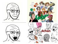 3soyjaks 4chan anti_soyjak boomer brainlet caveman closed_mouth clover club_(weapon) cockmongler cracky-chan crying_wojak glasses grug helmet longcat mootcat neutral npc open_mouth pedobear reddit snoo someone_tag_the_rest_of_these soyjak stubble suisugetsu sunglasses swastika text variant:soyak variant:wojak w.t.snacks waha wojak yamato_suzuran // 1026x768 // 193.1KB