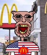 american_flag amerimutt arm glasses israel mcdonalds open_mouth soyjak stubble variant:unknown // 212x246 // 76.0KB