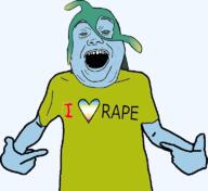 anime flag flag:minor_attracted_person green_hair map map_(pedophile) merge monster_musume pedophile raincoat rape slime slime_girl suu suu_(monster_musume) tentacle tentacles variant:alicia variant:shirtjak // 768x704 // 101.5KB