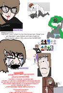 arm azumanga_daioh biting_lip black_skin bloodshot_eyes blush brown_hair calm cap central_intelligence_agency closed_eyes closed_mouth clothes colorful communism crying cum female frog fujoshi full_body gentoo glasses glowie glowing grey_hair grey_skin hair hammer_and_sickle hand hat irl leg meta:pornographic_content multiple_soyjaks nosebleed nsfw oh_my_god_she_is_so_attractive open_mouth pan_african pepe pregnancy purple_hair sex skin sobot soot soot_colors soyjak soyjak_party stubble subvariant:hornyson subvariant:wholesome_soyjak text thinkpad tranny underpants variant:cobson variant:cryboy_soyjak variant:gapejak variant:kuzjak variant:sobot white yaoi // 1299x1900 // 514.6KB