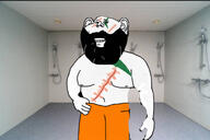 kratos prison_cell prisoner scars tatoo variant:impish_soyak_ears white_skin // 1320x882 // 436.5KB