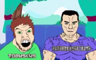 brown_hair couch eyes gabuscus green_shirt hair muscles purple_shirt subvariant:muscular_chud teeth tobuscus tobuscus_adventures tree variant:chudjak variant:feraljak window // 1009x632 // 510.6KB