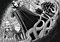 5soyjaks angry anime apostle_(berserk) berserk biting_lip breasts daemon demon demonic ear evil glasses manga mustache nipple ominous smile soyjak stubble subvariant:hornyson variant:cobson variant:feraljak variant:impish_soyak_ears variant:markiplier_soyjak variant:nojak void // 2000x1412 // 1.1MB