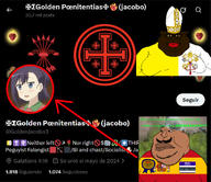anime award catholic conquistador falangism flag:spain flag:vatican_city hello_my_name_is_(sticker) meta:namefags screenshot shitskin spain spanish_chud_(namefag) subvariant:branigger text twitter variant:brandon variant:meximutt xitter // 1199x1038 // 614.9KB
