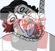 ack blue_tongue eyes glasses hair meta:low_resolution namefags noose outh rope rye ryekrispie stubble transparent_background variant:bernd white_eyes yellow_teeth // 1156x1079 // 1008.5KB