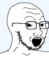 bald beard eyebrows eyes full_head glasses high_quality high_res looking_to_the_right meta:high_resolution meta:template nose open_mouth remastered side_profile soyjak stubble subvariant:soyak_34 teeth teeth_showing template transparent transparent_background variant:soyak wrinkles // 970x1150 // 23.4KB