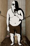 artist:soyia_agent bathroom dirty gross menacing phone shadow subvariant:hornyson_front variant:cobson // 1380x2127 // 260.0KB