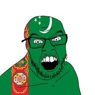 angry country flag flag:turkmenistan glasses jacksepticeye looking_at_you mustache open_mouth soyjak stubble teeth turkmenistan variant:feraljak youtube // 1500x1500 // 76.8KB