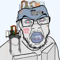 Catwalk artillery cannon general hologram holographic iron lazer_eyes mecha metal periscope robot screen shell soldier subvariant:feralsquirrel variant:feraljak wires // 1000x1000 // 89.7KB