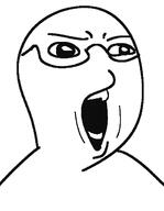 bald edit glasses open_mouth screaming soyjak stonetoss template variant:chudjak // 480x618 // 53.8KB