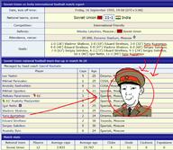 11-1 1955 circle closed_mouth clothes coat collar_tabs collared_coat collared_shirt communism cska_moscow dynamo_moscow ear epaulettes flag:india flag:soviet_union football friendly friendly_match hammer_and_sickle hat hat_ornament india international jacket kuz lines match military military_hat military_jacket military_uniform moscow name_soundalikes necktie peaked_cap september_16 smile soccer soviet_army_uniform soviet_union soyjak spartak_moscow star_(symbol) star_hat_ornament torpedo_moscow uniform variant:carterjak variant:kuzjak // 1402x1221 // 534.6KB