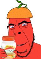 artist:doorp citrucel citrus clothes food fruit hat holding_object incel medicine meds meta:Not_OC orange orange_(fruit) pill pills purple_eyes red_skin series:fruiterz! variant:cobson // 559x804 // 225.6KB