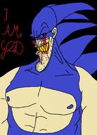 Sonic.exe_is_kino blood blood_from_eyes blood_on_face bloodshot_eyes buff glasses muscles muscular_male rotten_teeth sega sonic sonic.exe sonic_(series) sonic_the_hedgehog soyjak stubble variant:hadesjak yellow_teeth // 1031x1430 // 52.2KB