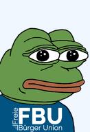 amphibian bald closed_mouth clothes europe european freie_burger_union frog germany green_skin lips looking_at_you nas nas:pepe pepe pepe_the_frog politics transparent_background tshirt // 1344x1973 // 102.1KB
