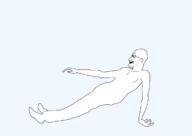 full_body glasses mouth_open smile soyjak stubble transparent_background variant:numbjak variant:unknown white_skin wrinkles // 1170x828 // 55.1KB