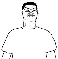 body chud glasses hair lips looking_to_the_right shirts template variant:shirtchud // 926x946 // 7.4KB