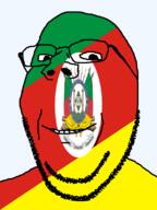 1835 brazil flag flag:rio_grande_do_sul glasses looking_at_you plant portuguese_text rio_grande_do_sul september september_20 soyjak star_(symbol) stubble subvariant:wholesome_soyjak teeth transparent_background tree variant:gapejak // 600x800 // 95.5KB
