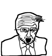 clothes donald_trump glasses mugshot open_mouth president subvariant:trump_mugshot suit variant:trumpjak // 631x680 // 18.6KB