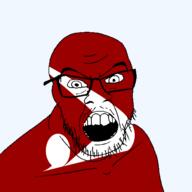 angry atika flag flag:atika glasses hair japan looking_at_you mustache open_mouth soyjak stubble teeth todofuken transparent_background variant:feraljak // 1500x1500 // 76.5KB