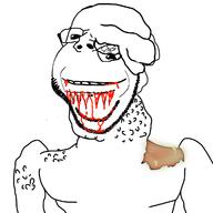 arm blood broken_glasses deformed glasses gore mutant soyjak stubble subvariant:emmanuel subvariant:wholesome_soyjak variant:gapejak // 1200x1200 // 201.5KB