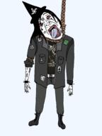 bloodshot_eyes metal_(music) patch rope tanzelcore tongue variant:bernd witch wizard wizard_hat // 1536x2048 // 268.6KB