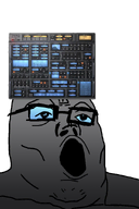 gladiator_(vst) glasses grey_skin open_mouth series:vstjaks transparent_background variant:tony_soprano_soyjak virtual_synth // 600x900 // 330.5KB