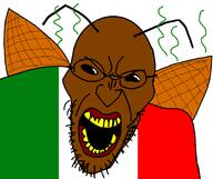 antenna cockroach italy op_is_a_mindbroken_pajeet_retard_who_is_obsessed_with_itaryans subhuman variant:angry_soyjak wing // 1802x1509 // 282.3KB