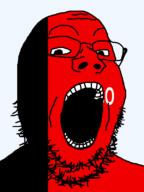 brazil flag flag:paraíba glasses looking_at_you open_mouth paraíba portuguese_text soyjak stubble teeth text transparent_background variant:gapejak // 600x800 // 18.9KB