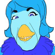 beak bird feather furry martlet_(undertale_yellow) meta:tagme_just_tagme_because_i_say_so_ok undertale undertale_yellow variant:cobson // 250x250 // 73.2KB