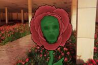 flower garden irl_background liminal_space plant rose thorns variant:feraljak // 600x400 // 419.2KB