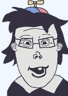 baby clothes ear eyebrows eyelids fpe fundamental_paper_education glasses hair nose not_a_fucking_soyjak open_mouth propeller_hat robby_(fundamental_paper_education) robby_fpe transparent_background variant:nojak variant:vlodson // 794x1110 // 70.0KB