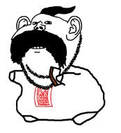 clothes dancing_swede ear embroidery full_body hair hohol mustache stubble swastika swede ukraine variant:impish_soyak_ears white_background // 956x1054 // 75.9KB