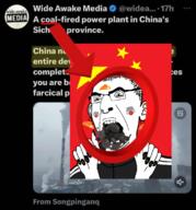 blacked china china_flag cloudflare coal earrings factory flag:china glasses hand hands_up host irl_background mouth_open nails open_mouth piercing red_arrow red_circle stubble twitter variant:cobson variant:kuzjak // 711x763 // 410.6KB