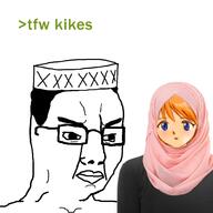 anime antisemitism greentext hijab islam meta:tagme muslim_hat neon_genesis_evangelion souryuu_asuka_langley taqiyah variant:chudjak // 2000x2000 // 1.0MB