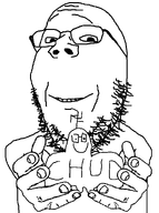 chud glasses grin hand holding_object holding_object_with_two_hands lazy_edit_i_did_in_2_seconds looking_at_you poorly_drawn stubble subvariant:wholesome_soyjak swastika teeth_showing transparent_background variant:gapejak // 743x1000 // 43.7KB