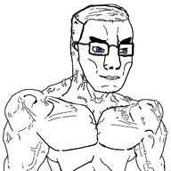 a10_eyes chud ear glasses hair looking_to_the_right muscles muscular_male smile smirk subvariant:muscular_chud subvariant:muscular_chud_side template thick_eyebrows variant:chudjak vein white_background // 1345x1270 // 25.7KB