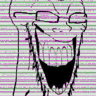 animated glasses open_mouth soyjak stubble variant:soyak // 192x255 // 1.5MB