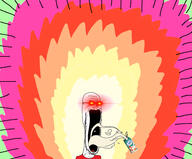 aura clothes drinking glasses glowing glowing_eyes open_mouth red_eyes silk_soymilk soy_milk soyjak stubble subvariant:soyak_soymilk super_saiyan variant:soyak // 1920x1589 // 505.2KB