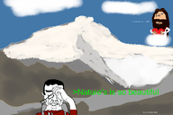 chud hiking jesus mountain nature snow soyjak subvariant:wholesome_soyjak variant:chudjak variant:gapejak // 1200x800 // 460.2KB