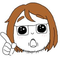 blush brown_hair finger glasses hair oh_my_god_she_is_so_attractive open_mouth stubble variant:unknown // 800x800 // 17.5KB