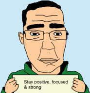 chud closed_mouth ear glasses hair hand happy holding_object quote redraw text variant:chudjak white_skin // 721x748 // 58.1KB