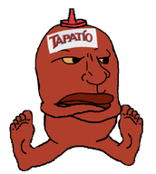 bottle food foot hot_sauce spicy subvariant:condiment tapatio variant:feraljak variant:meximutt yellow_sclera // 600x669 // 52.5KB