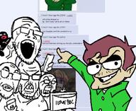 4chan 4soyjaks animated bbc black_skin clothes computer eddsworld friday_night_funkin' funkg glasses open_mouth phone pointing soyjak stubble text variant:a24_slowburn_soyjak variant:feraljak variant:soyak variant:unknown video white_skin // 1128x924, 12.2s // 2.7MB