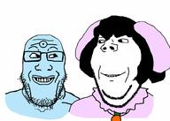 2soyjaks anime are_you_soying_what_im_soying carrot clothes doctor_manhattan earth_rabbit_(twitter) hair inaba_tewi jawn_117 ra's_al_gore smile stubble touhou twitter variant:gapejak variant:markiplier_soyjak video_game watchmen // 1400x1000 // 125.0KB