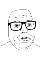 bald closed_mouth eyebrows fat glasses lips variant:unknown wrinkles // 825x1178 // 8.8KB