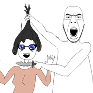 animated blood glasses hair hand knife open_mouth subvariant:cobson_front variant:cobson variant:soytan // 688x548 // 483.2KB